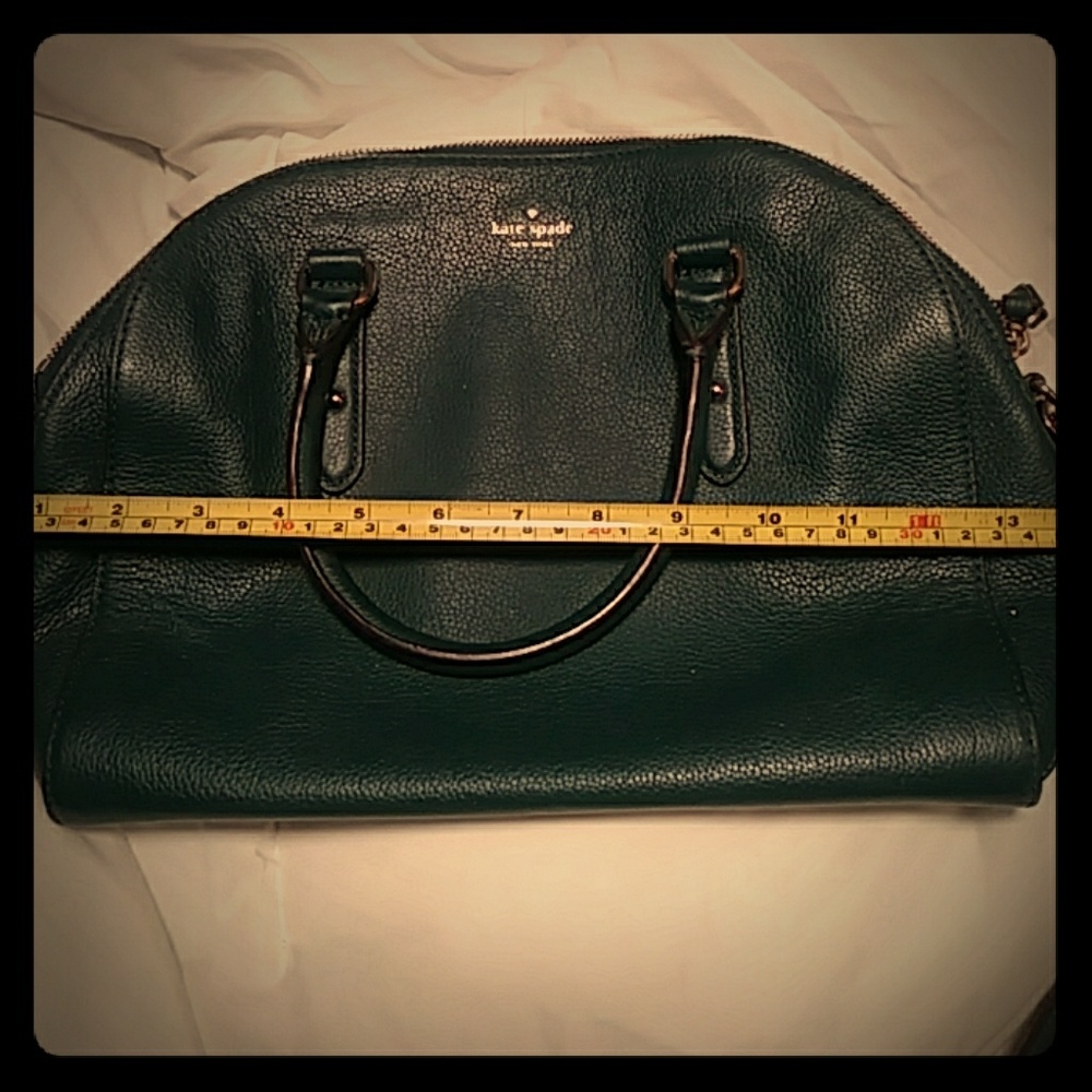 Green Kate Spade purse